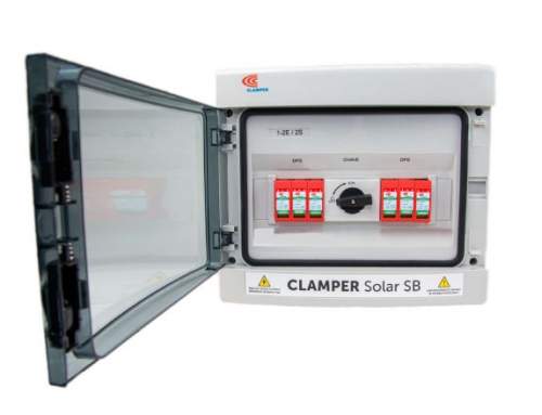 Clamper Solar String Box 18kA 1-2E/2S